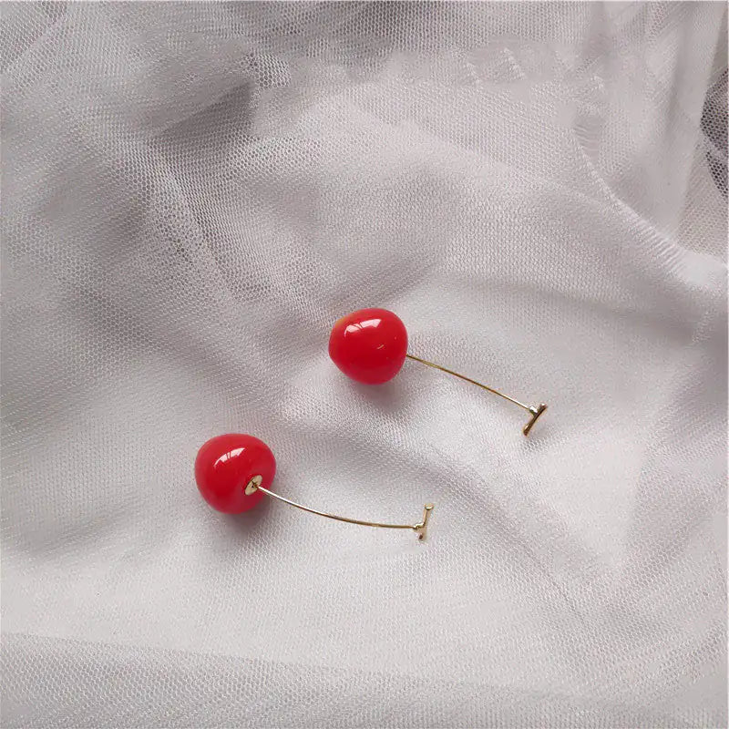 Cherry Bliss Dangle Earrings