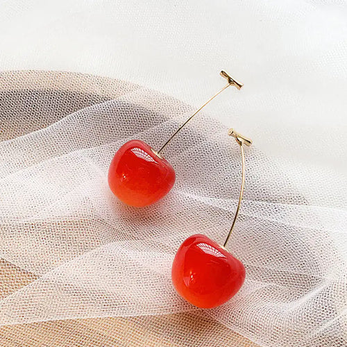 Cherry Bliss Dangle Earrings