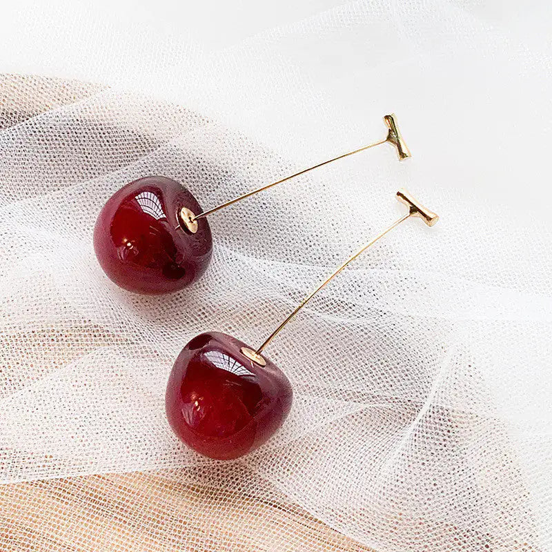 Cherry Bliss Dangle Earrings