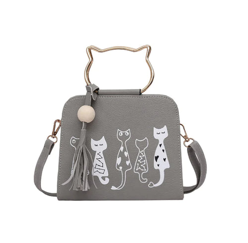 Cat Handbag, Shoulder Bag, Crossbody Women's Bag