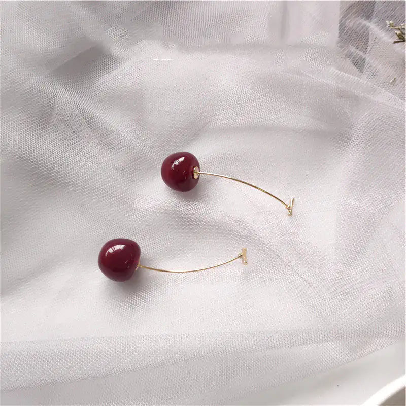 Cherry Bliss Dangle Earrings