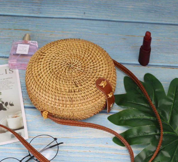 Colorful Woven Bag, Straw Bag, Rattan Bag