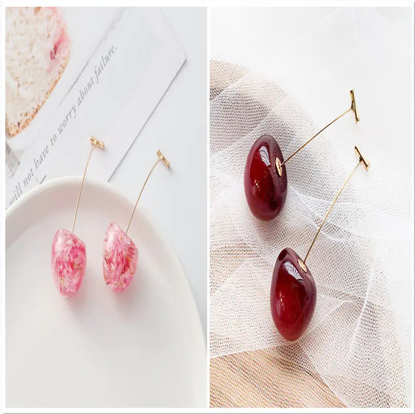 Cherry Bliss Dangle Earrings