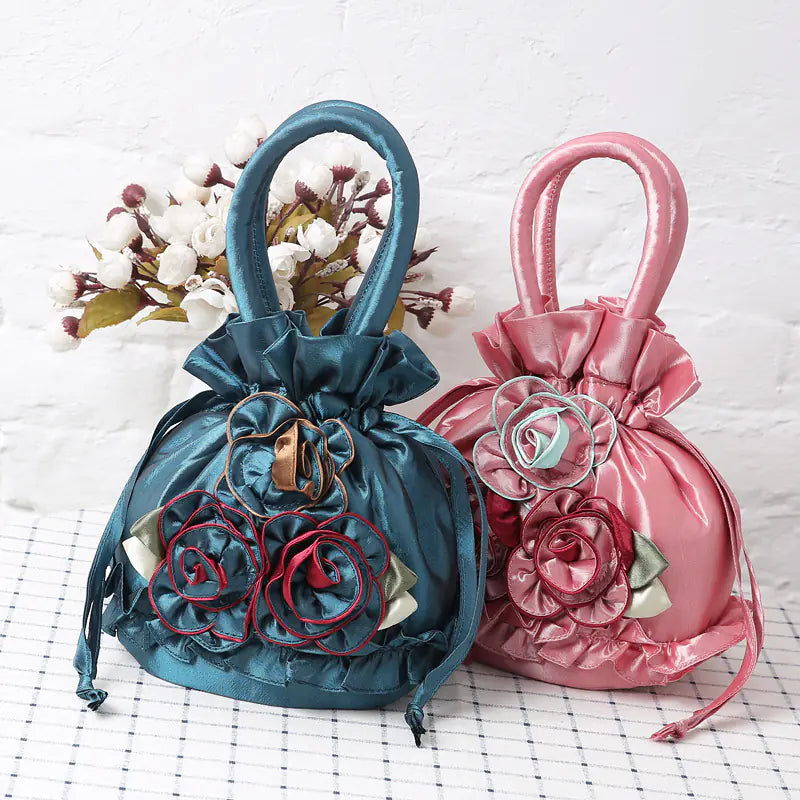 Handheld Small Bag, Phone Bag, Bucket Fabric Bag