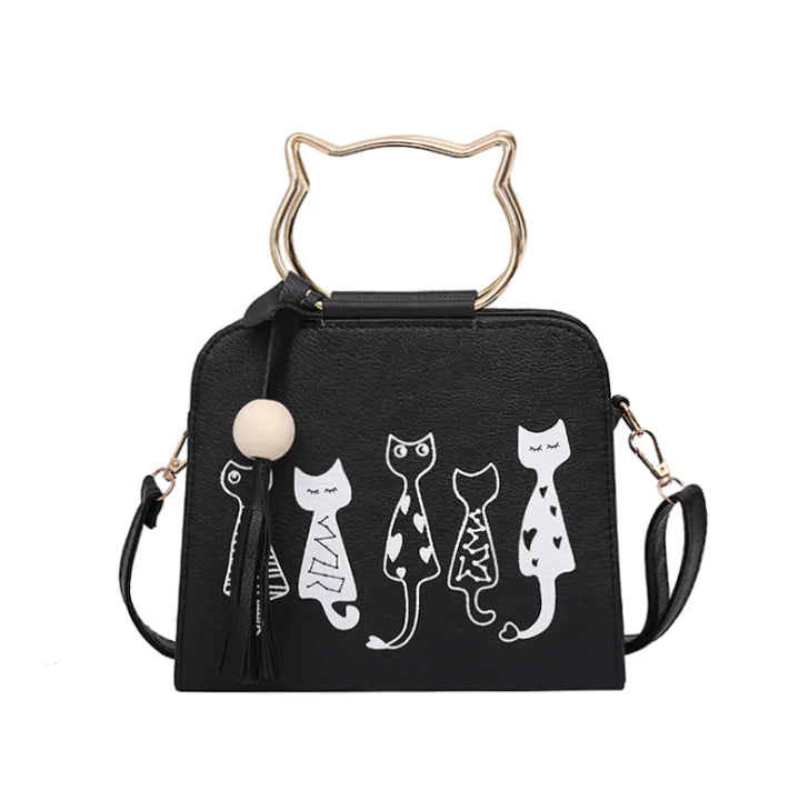Cat Handbag, Shoulder Bag, Crossbody Women's Bag