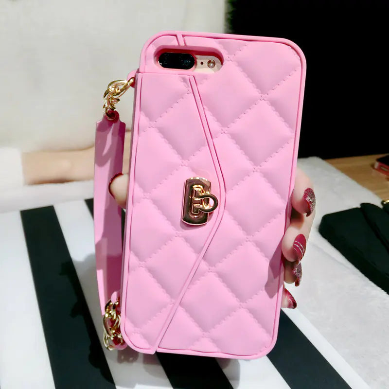 Silicone Crossbody Phone Case with Coin Purse Design