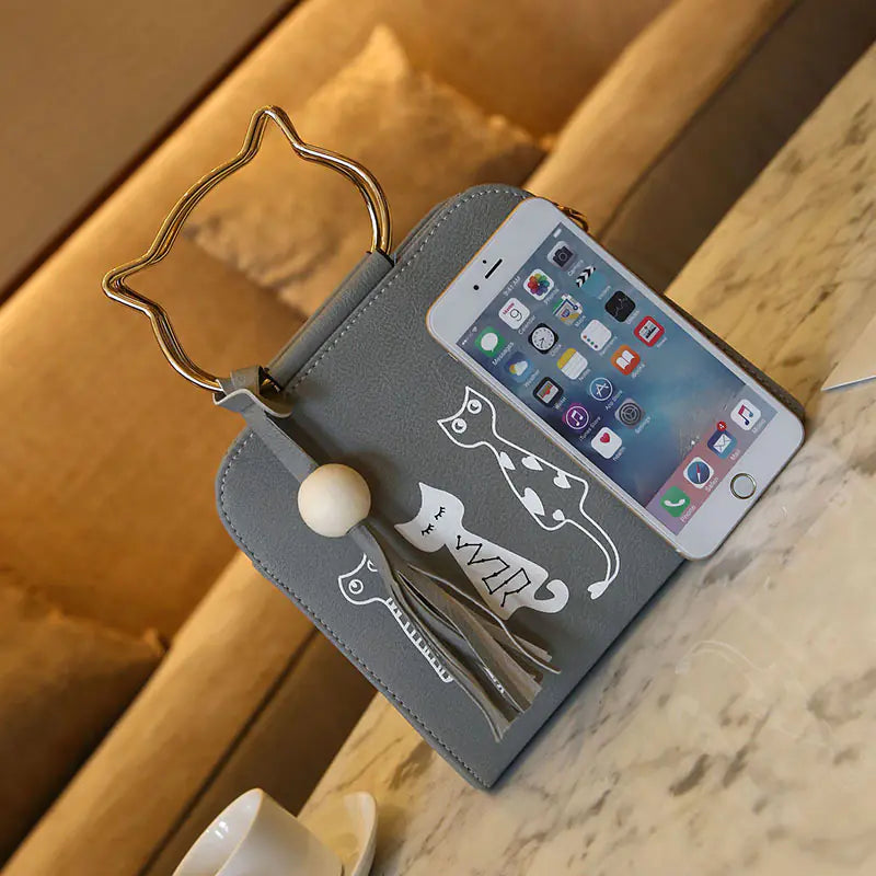 Cat Handbag, Shoulder Bag, Crossbody Women's Bag