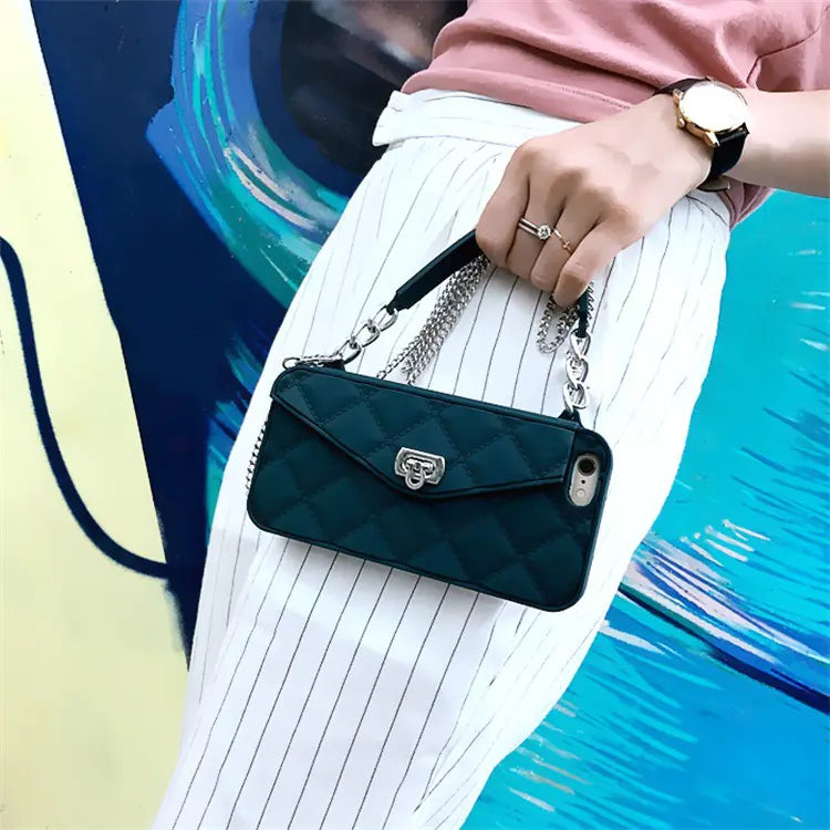 Silicone Crossbody Phone Case with Coin Purse Design