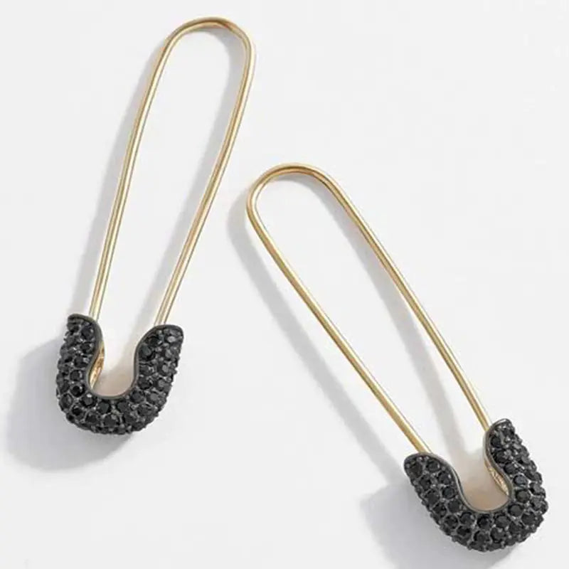 Colorful Metal Pin Earrings Set for Women Fashion