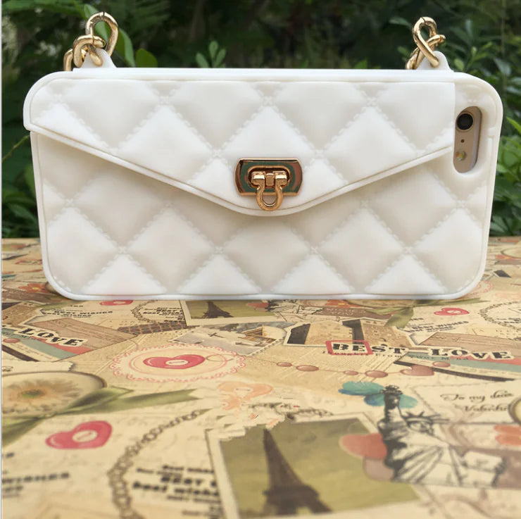 Silicone Crossbody Phone Case with Coin Purse Design