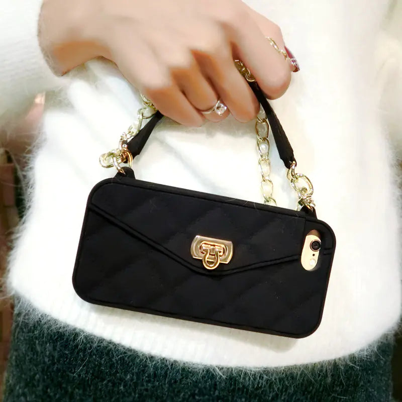 Silicone Crossbody Phone Case with Coin Purse Design